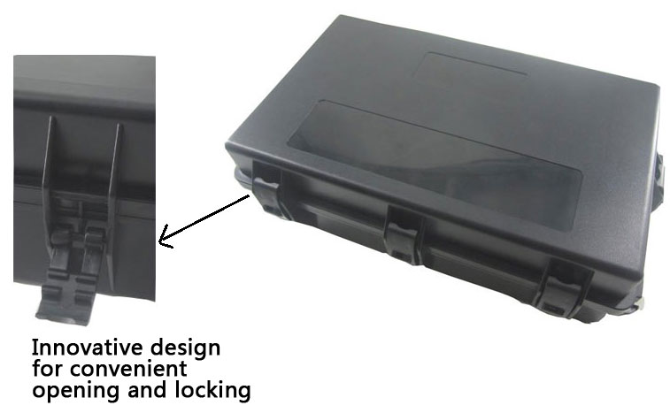 Outdoor Fiber Optic Termination Box Buckle Design 