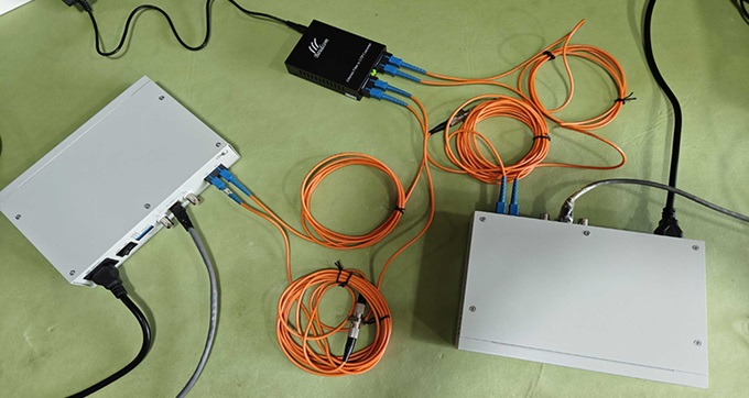 multimode to multimode fiber converter application diagram