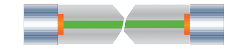 APC Fiber connector structure