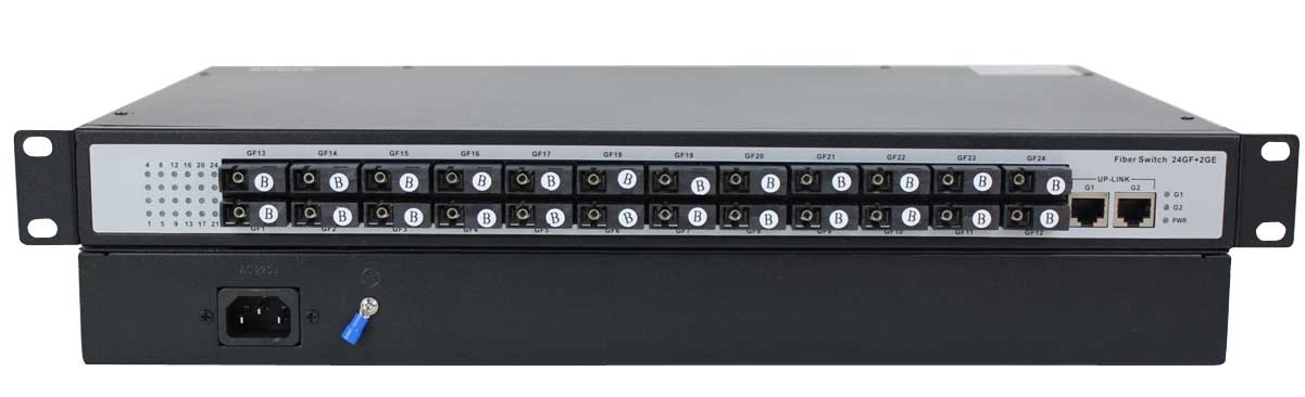 24Ports Fast Ethernet Optical Switch